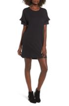 Women's Ruffle Sleeve T-shirt Dress