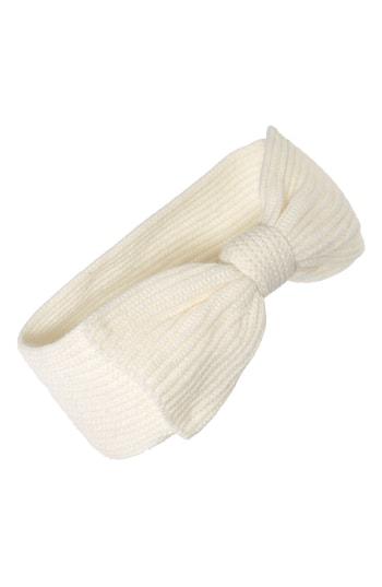 Women's Kate Spade New York Bow Knit Headband - Ivory