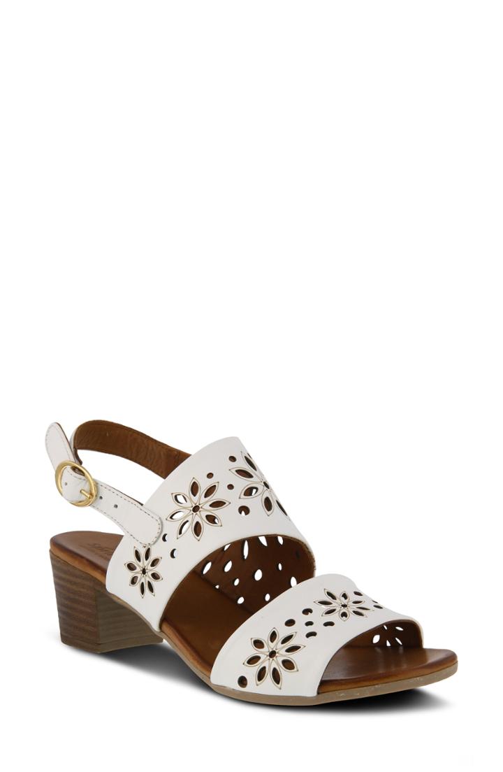 Women's Spring Step Mandalay Sandal Us / 35eu - White