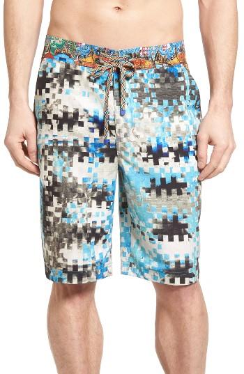 Men's Robert Graham Super Volcano Board Shorts