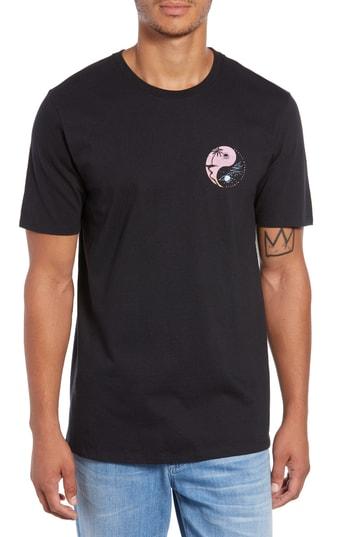 Men's Hurley Core Day & Night Graphic T-shirt - Black