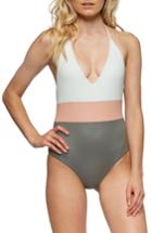 Women's Tavik Chase Glossy One-piece Swimsuit - Grey
