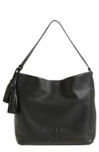 Tory Burch 'thea' Leather Hobo - Black