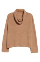 Women's Bp. Chunky Thermal Cowl Neck Sweater - Brown