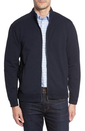 Men's Thaddeus Banyon Zip Cardigan - Blue