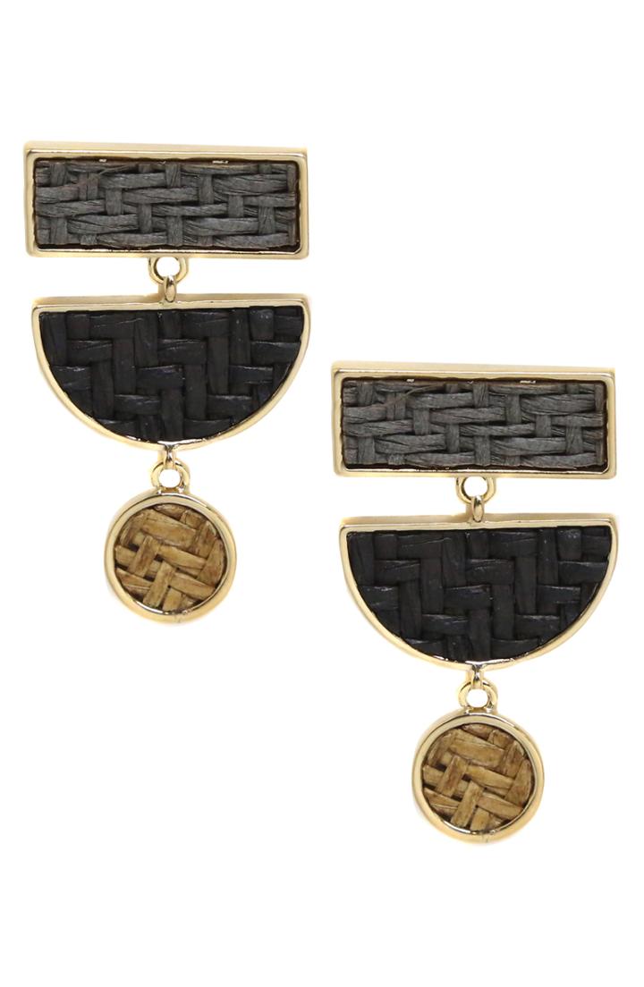 Women's Ettika Raffia Earrings