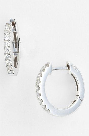 Women's Bony Levy Diamond Hoop Earrings (nordstrom Exclusive)