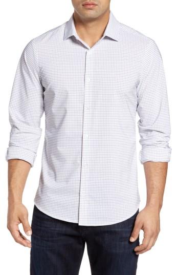 Men's Mizzen+main Kennedy Windowpane Sport Shirt