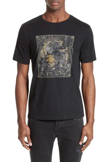 Men's The Kooples Silkscreen Finish T-shirt