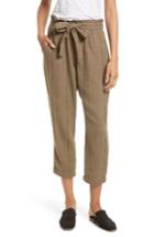 Women's Free People Wild Coast High Waist Crop Pants - Green