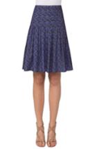 Women's Akris Punto Las Rochas Print Pleated Skirt