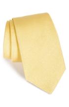 Men's Gitman Solid Silk Tie, Size - Yellow