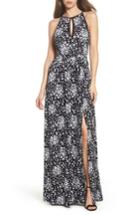 Women's Michael Michael Kors Floral Maxi Dress - Black