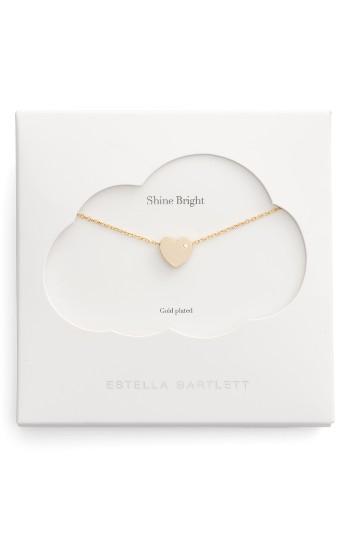Women's Estella Bartlett Shine Bright Heart Necklace