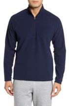 Men's Zella Quarter Zip Fleece Pullover, Size - Blue