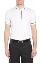 Men's Bobby Jones R18 Tech Chapman Welded Trim Polo - White