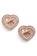 Women's Michael Kors Heart Stud Earrings