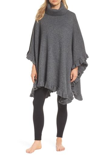 Women's Ugg Jacey Turtleneck Poncho, Size - Grey
