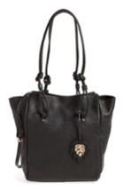 Tommy Bahama Embossed Leather Tote - Black