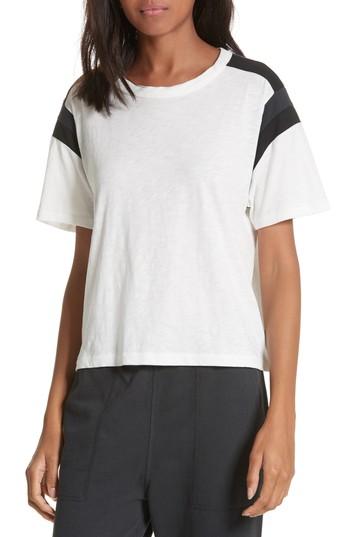 Women's Rag & Bone/jean Panel Tee - White