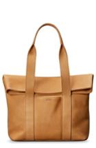 Shinola Cass Dearborn Leather Tote - Beige