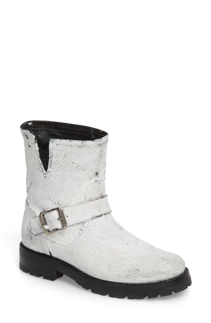 Women's Frye Natalie Engineer Boot M - White