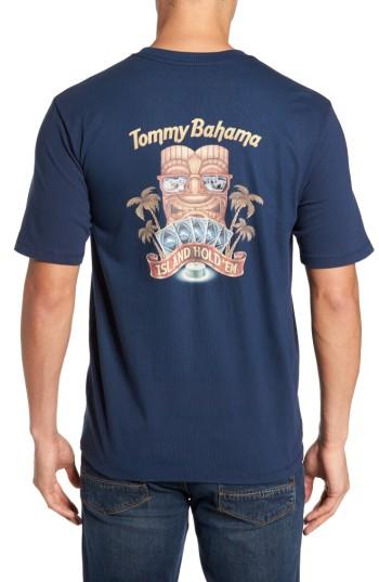 Men's Tommy Bahama Island Hold 'em Graphic T-shirt - Blue