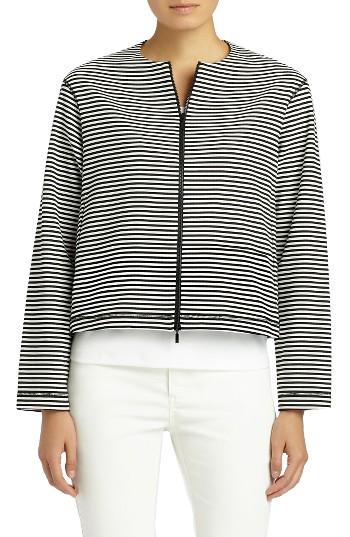 Women's Lafayette 148 New York Vivienne Stripe Jacket