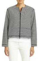 Women's Lafayette 148 New York Vivienne Stripe Jacket