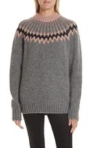 Women's Grey Jason Wu Olympia Wool Blend Sweater