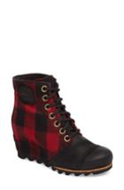 Women's Sorel Pdx(tm) Waterproof Wedge Bootie M - Red