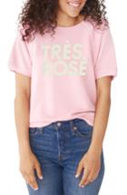 Women's Ban. Do Tres Rose Short Sleeve Sweatshirt