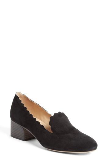 Women's Chloe Scallop Loafer Pump Us / 37eu - Black