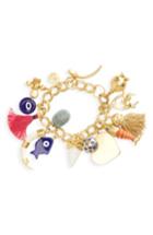 Women's Tory Burch Logo Charm Bracelet