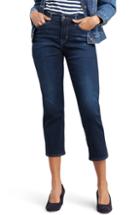 Women's Levi's Curvy Crop Straight Leg Jeans - Blue