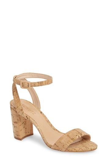 Women's Schutz Bebethy Sandal .5 M - Beige