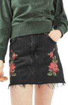 Women's Topshop Rose Denim Miniskirt