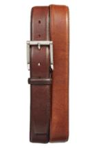 Men's Santoni Hand Antiqued Leather Belt