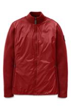 Women's Canada Goose Windbridge Zip Front Sweater Jacket (6-8) - Red