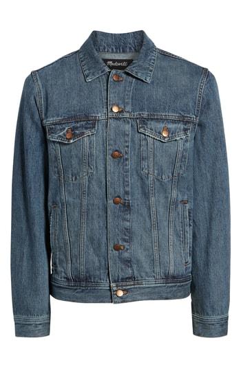 Men's Madewell Classic Denim Jacket, Size - Blue