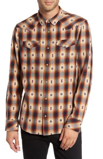 Men's Treasure & Bond Feliz Dobby Plaid Western Shirt