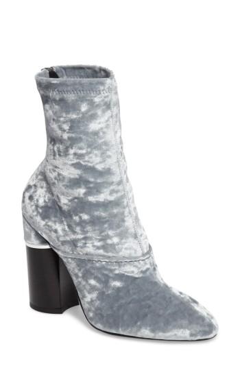 Women's 3.1 Phillip Lim 'kyoto' Crushed Velvet Boot Us / 36eu - Grey