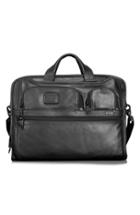 Men's Tumi Alpha 2 Softside Leather Laptop Briefcase -