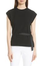 Women's Rag & Bone Etta Side Tie Top, Size - Black