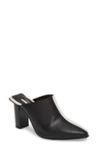 Women's Topshop Glow Two Tone Mule .5us / 38eu - Black