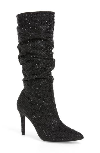 Women's Lauren Lorraine Layzer Knee High Boot M - Black