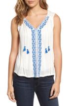 Women's Lucky Brand Embroidered Front Top