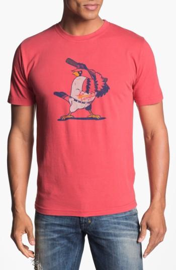 Men's Red Jacket 'texas Rangers' Regular Fit Crewneck T-shirt - Red