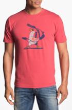 Men's Red Jacket 'texas Rangers' Regular Fit Crewneck T-shirt - Red
