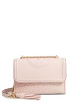 Tory Burch Small Fleming Leather Convertible Shoulder Bag - Pink